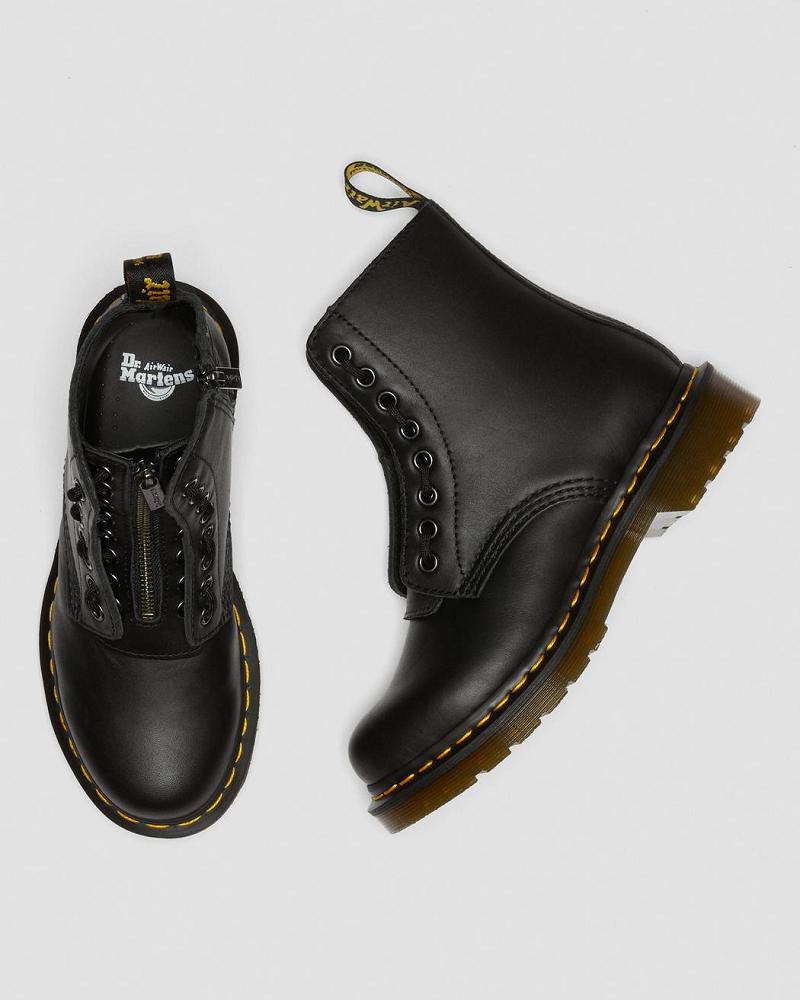 Dr Martens 1460 Pascal Nappa Vinterstøvler Dame Svarte | Norge 498OKI